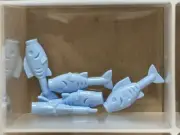 LEGO Parts - Bright Light Blue Fish - No 64648 - QTY 5
