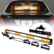 31" 28 Traffic Advisor LED Strobe Light Bar Emergency Hazard Warning Dual switch