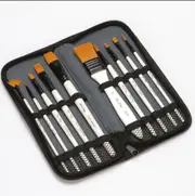10Pcs/set Nylon Hair Art Painting Brushes Set Acrylic Oil Watercolor Artists Paint Brush Set Drawing Supplies