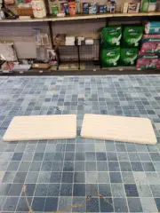 NiuYichee 2 PCS Water Absorbent Sink Caddy Diatomite Coasters Rectangle 8.25x4
