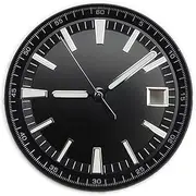 [WUYONGSI] 1pc 33mm Watch Dial+Hands Kits for NH35 NH36 Movement Green Luminous Black/White/Blue Dial Pointers for Men Wristwatch Parts(Black Dial)