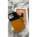 ALTO 義大利皮革配件 IPHONE 13 PRO皮革手機殼 METRO CLASSIC棕黑
