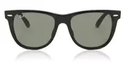 Ray-Ban RB2140F Original Wayfarer Asian Fit Polarized 901/58 Men's Sunglasses Black Size 52