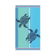 Rans Double Jacquard Velour Turtle Beach Towel