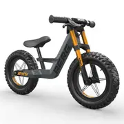 Berg Biky Cross Push Balance Bike with Handbrake - Grey Age 2-5
