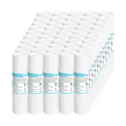 50PCS 1/5/0.5 Micron 10x2.5" Grooved Sediment Water Filter Replacement Cartridge