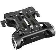 1 Only Camera Mount Base Plate with Arri Rosette Mounts + 15mm Rod Clamp
