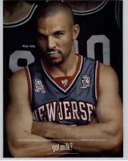 2003 Jason Kidd GOT MILK? Print Ad/Poster NBA New Jersey Nets Basketball Pop Art