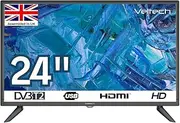VELTECH 24 Inch HD Ready LED TV Home Theater with Freeview HD, HDMI, SCART, USB Record and Media Player