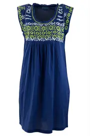 Mia Cotton Embroiderd Dress--FIR-SP15-17