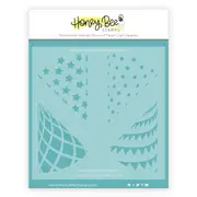 Honey Bee Party Hat - Coordinating Stencil
