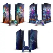 OFFICIAL COSMO18 ART MIX VINYL SKIN FOR SONY PS5 SLIM DISC CONSOLE & CONTROLLER
