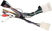 Radio Stereo Amplifier16 Pin Wire Harness Adapter with Canbus Box Compatible for Mitsubishi Compatible for Pajero Outlander Lancer 2006-2013(Cable)