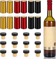 [30 PCS] Wine Sealer for Wine Bottles - Wine Bottle Sealer for Cruise, Wine Corks Stopper with Plasctic Heat Shrink Cap