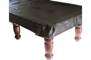 Fitted Heavy Duty Vinyl 9ft Pool Snooker Billiard Table Cover (Black)