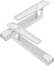 Vaguelly 2Pcs Microwave Wall Mount Rack Shelf Space Saving Kitchen Organizer Oven Holder for Efficient Storage Durable and Tear Design