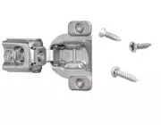 Blum 110-Degree 1-1/4 Overlay Concealed Self Closing Nickel Cabinet Hinge 12 Pc