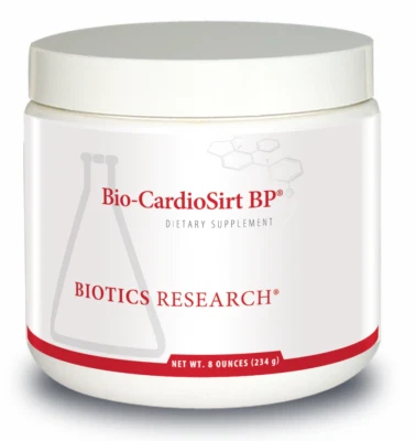 Biotics Research Bio-CardioSirt BP 8 ounces Healthy Blood Pressure EXP 01/26