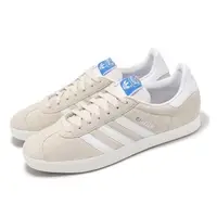 在飛比找森森購物網優惠-adidas 休閒鞋 Gazelle 男鞋 女鞋 米白 麂皮