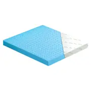 STARRY EUCALYPT Memory Foam Mattress Topper Ventilated Gel Bamboo 12cm Single