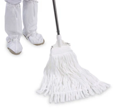 20 PK Contec Edgeless MOP Head Synthetic POLYESTER Looped End Cleanroom AMGN0001