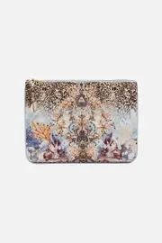 SMALL CANVAS CLUTCH SEAHORSE SONNET
