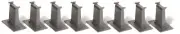 Bachmann ~ HO Scale ~ New 2025 ~ 8-Piece Tall Pier Set ~ 44472