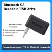 Wireless Bluetooth Receiver 3.5mm AUX Audio Stereo Music Home Car Adapter