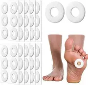 60 Pcs Callus Cushions Pads Corn Pads Corn Cushions Foam Felt Foot Pads Corn Protectors Self-Stick Adhesive Foot Care Cushions for Bottom Feet Relief Pain from Calluses Corns Blisters Heel Frictions