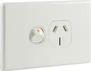QCE Slimline 15A Single Powerpoint