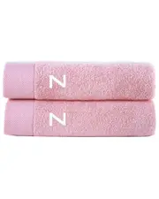 Brooks Brothers Set of 2 Monogrammed Bath Towels