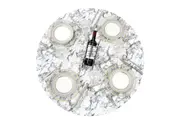 Waterproof Wipeable Elastic Edge Round PVC Table Cloth Oilcloth Print Tablecloth Table Cover for Kitchen-White Marble Style