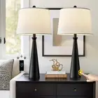 25.75" Table Lamps Set of 2 for Living Room Bedroom, Bedside Lamp 3-Way Dimma...