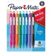 Paper Mate InkJoy 300RT Ballpoint Pens Assorted 8 Pack
