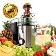 Stainless Steel Wide Mouth Juice Extractor, Dual Speed Centrifugal Juicer Machin