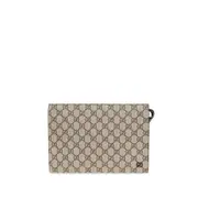 [Gucci] Gucci GG Supreme Clutch Bag ONE SIZE NEUTRALS/BROWN