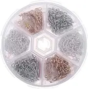 OSALADI 750pcs Sheep Eye Nail Set DIY Jewelry Making Kit Baby Pins Stud for Bracelet Making