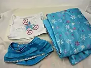Build A Bear BABW Frozen top skirt and blanket lot