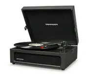 Crosley Voyager Black - Bluetooth Portable Turntable & Record Storage Crate