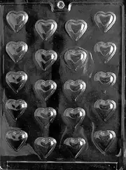 BITE SIZE HEART PIECES mold Chocolate Candy soap making hearts valentine love