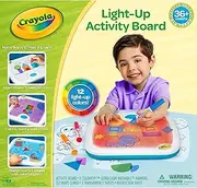 CRAYOLA Light Up Activity Board, Learn Colours, Recognise Shapes, Colourful Ways to Play