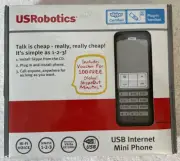 US Robotics Skype USB Internet Mini Phone Model 9602 Hi-Fi Voice BRAND NEW