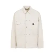 [Carhartt Wip] Carhartt Wip-Beige Drewe Chore Cotton Jacket-Uomo M STAND