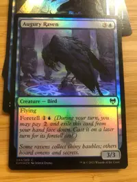 在飛比找露天拍賣優惠-KHM 凱德海姆 Foil Augury Raven 卜算烏