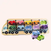 Numbers 1-10 Car Puzzle by Kiddie Connect | the memo