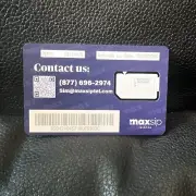 T Mobile / Maxsip Telecom - 3 In 1 Sim Card - Micro - Nano - Ready 2 Activate