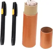 JEWEDECO 20Pcs Replaceable Tailors Chalk with Pen Cases Professional Sewing Accessories for DIY Clothing Marking Heat Erasable Easy to Apply for Tailoring and Dressmaking
