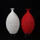 【熱賣精選】陶瓷花瓶瓷器工藝品陶瓷擺件會銷禮品創意家居夫己手工編織瓶新款AAA1