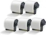 ExtraPrint 5X Compatible DK-11202 Shipping Labels Rolls 62mm x 100mm (300 Labels per Roll) for Brother QL 1050 1050N 1060 1060N 110 1100 1110NWB 500 500W 550 570 580N 650TD 700 720NW 800 810W 820NWB