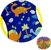 JunZheHub Paddle Catching Balls Party Delivers Portable Beach Balls Games Parents -Children Interaction Game for Children Adult Family, Dinosaur
